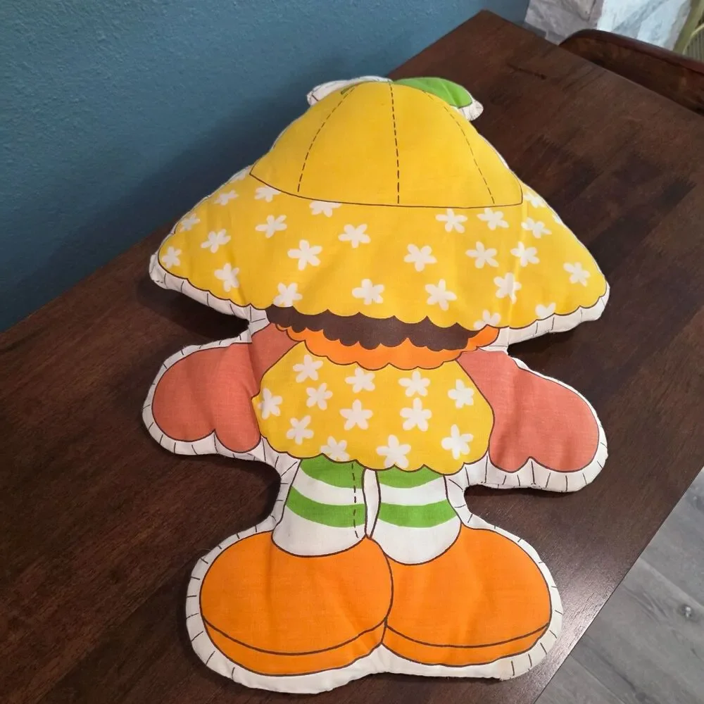 Strawberry Shortcake Orange Blossom Fabric Cut & Sew Pillow Doll 1980's